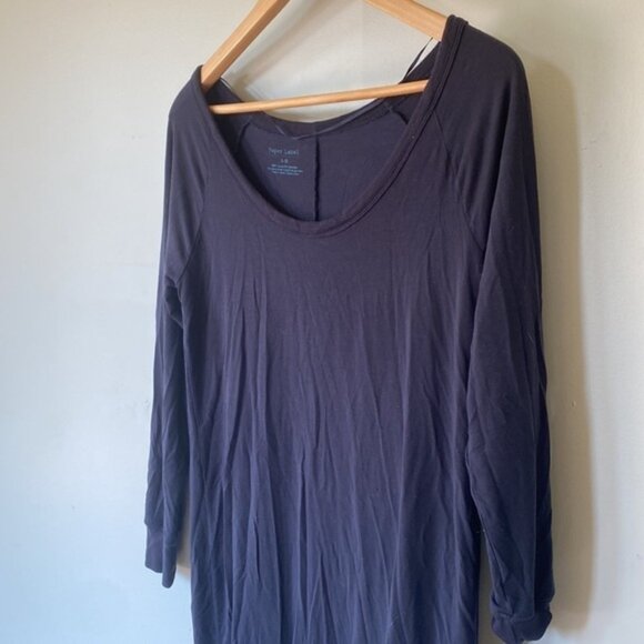 Paper Label Tencel blend long shirt dress - Picture 3 of 8